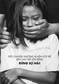 Á hậu Thanh Tú thực hiện bộ ảnh chống xâm hại trẻ em