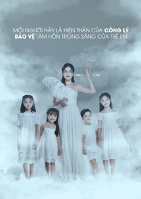 Á hậu Thanh Tú thực hiện bộ ảnh chống xâm hại trẻ em