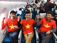 Hàng ngàn CĐV Việt Nam đang đổ về Thường Châu cổ vũ đội tuyển U23