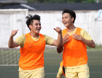 [ẢNH] Thắng luân lưu kịch tính, THPT Hoài Đức A tiến vào tứ kết