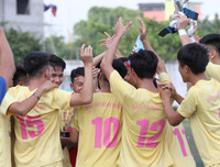 [ẢNH] Thắng luân lưu kịch tính, THPT Hoài Đức A tiến vào tứ kết