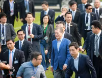 Tổng thống Hàn Quốc giao lưu cùng U23 Việt Nam: Không có bão tuyết, các bạn đã vô địch