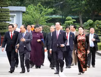 Những hình ảnh từ nghị trường Quốc hội trong ngày khai mạc kỳ họp thứ 5