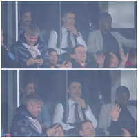 [ẢNH] Dự khán Siêu kinh điển, Ronaldo khoái chí nhìn Messi bạc nhược trước Real