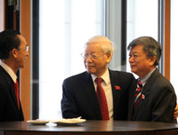 Những hình ảnh từ nghị trường Quốc hội trong ngày khai mạc kỳ họp thứ 5