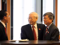 Những hình ảnh từ nghị trường Quốc hội trong ngày khai mạc kỳ họp thứ 5