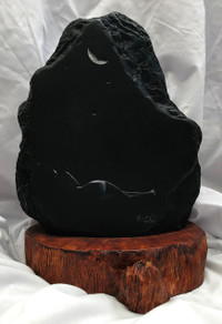 [Ảnh] Độc đáo loạt tranh khỏa thân của Thái Phiên in lên đá