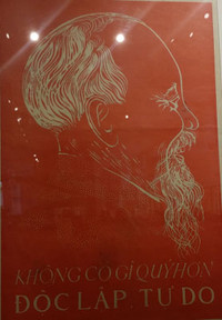 [Ảnh] Những bức tranh cổ động tuyệt đẹp vẽ Chủ tịch Hồ Chí Minh