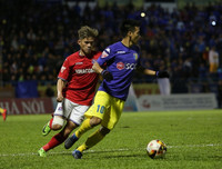 [ẢNH] Hòa khó tin và mất chức vô địch, cầu thủ Hà Nội khóc đẫm nước mắt