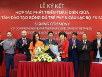 [ẢNH] Cơ sở vật chất đẳng cấp của Trung tâm PVF khiến FK Sarajevo mê mẩn