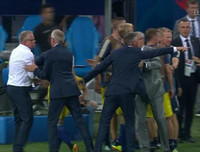 [ẢNH] Bị giễu cợt, đội Thụy Điển lao vào đòi tẩn nhau với Đức