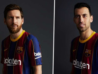 [ẢNH] Barcelona ra mắt áo đấu mới giống hệt áo phụ của... Real Madrid