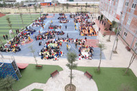 Ngắm học sinh Hà Nội trải nghiệm rán nem, nấu miến bằng bếp củi