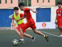 [ẢNH] Cởi nút thắt ghi bàn, ĐKVĐ Trương Định thắng tưng bừng 4-0