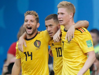 [ẢNH] Bỉ hân hoan với huy chương World Cup, Anh chán nản ra về trắng tay