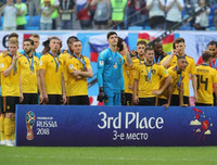 [ẢNH] Bỉ hân hoan với huy chương World Cup, Anh chán nản ra về trắng tay