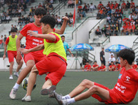 [ẢNH] Cởi nút thắt ghi bàn, ĐKVĐ Trương Định thắng tưng bừng 4-0