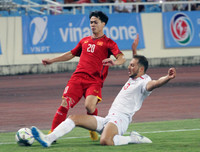 [ẢNH] Công Phượng tiểu xảo và xuất thần trong 66 phút trận thắng Palestine