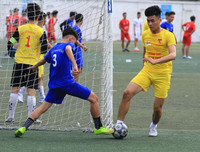 [ẢNH] Những khoảnh khắc ấn tượng chiều 23-10 giải bóng đá học sinh THPT Hà Nội