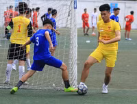 [ẢNH] Những khoảnh khắc ấn tượng chiều 23-10 giải bóng đá học sinh THPT Hà Nội