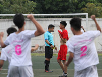 [ẢNH] THPT Trương Định lên ngôi vô địch sau loạt luân lưu nghẹt thở