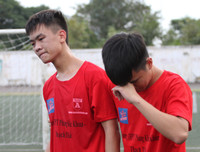 [ẢNH] THPT Trương Định lên ngôi vô địch sau loạt luân lưu nghẹt thở