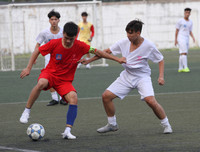 [ẢNH] THPT Trương Định lên ngôi vô địch sau loạt luân lưu nghẹt thở