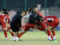 [ẢNH] Thầy Park tăng cường độ tập cho đội tuyển Việt Nam vào guồng