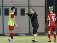 [ẢNH] Thầy Park tăng cường độ tập cho đội tuyển Việt Nam vào guồng