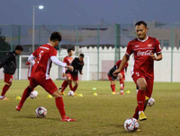 [ẢNH] Thầy Park tăng cường độ tập cho đội tuyển Việt Nam vào guồng