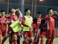 [ẢNH] Thầy Park tăng cường độ tập cho đội tuyển Việt Nam vào guồng