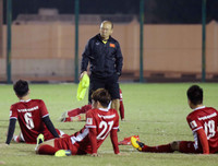 [ẢNH] Thầy Park tăng cường độ tập cho đội tuyển Việt Nam vào guồng