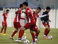 [ẢNH] Thầy Park tăng cường độ tập cho đội tuyển Việt Nam vào guồng