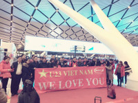 Hàng ngàn CĐV Việt Nam đang đổ về Thường Châu cổ vũ đội tuyển U23