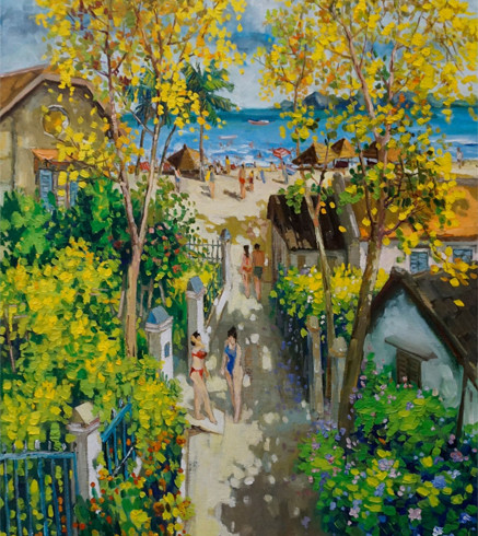 Được nhiều người biết đến như một họa sĩ trường phái ấn tượng duy mỹ, duy sắc, hội họa của Lâm Đức Mạnh rất dễ chia sẻ với cảm thụ thẩm mỹ của nhiều người, tranh của ông luôn mang lại những cảm xúc thân thiện, tích cực, lạc quan.