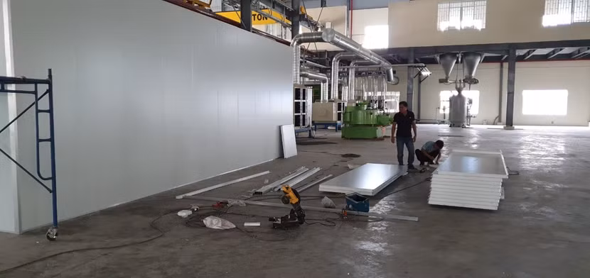 Thi công Panel trong các công trình cách âm cách nhiệt