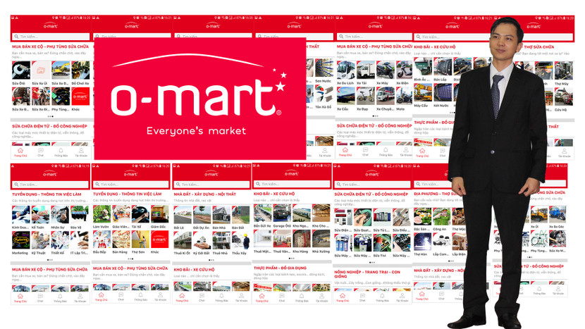 Ô-Mart, ứng dụng siêu kết nối giữa người cung cấp dịch vụ và người sử dụng