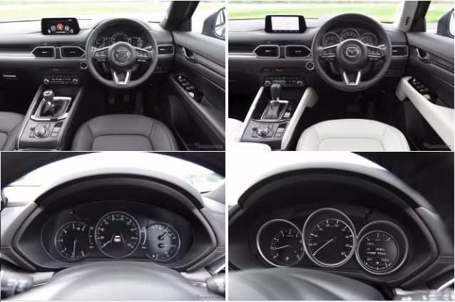 Hai phiên bản số sàn và tự động tại Nhật Bản gần như giống nhau về trang bị bên trong nội thất, chỉ có cần số và cụm đồng hồ phía trước để phân biệt.