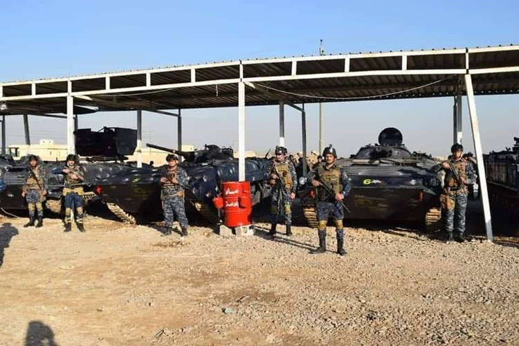 Xe tăng T-72 của cảnh sát Iraq