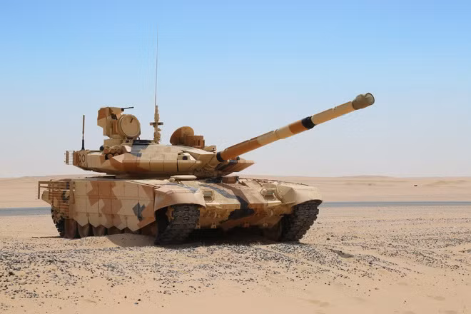 Xe tăng T-90MS được Nga mang đi chào hàng tại Trung Đông