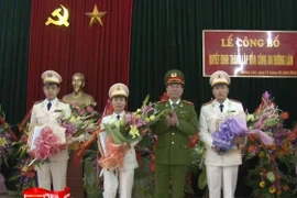 Lễ công bố quyết định thành lập Đồn Công an Đường Lâm