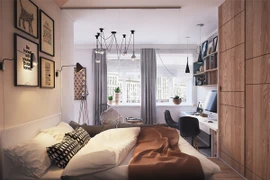 Cách trang trí căn hộ 40m2 hài hòa giữa tiện nghi và phong cách