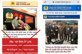 Công an Hà Nội phát hiện trang web giả mạo gắn 'mã độc'