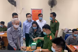 Lãnh đạo quận Đống Đa động viên, đánh giá cao quyết tâm phục vụ nhân dân của các chiến sỹ Công an 