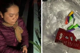 Người phụ nữ bị bắt quả tang cùng nhiều ma túy