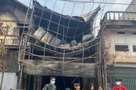 6 người lớn và trẻ em thoát nạn trong đám cháy xảy ra ở huyện Quốc Oai