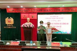 Công bố quyết định điều động tân Chánh thanh tra Công an Hà Nội