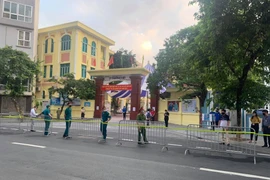 [Ảnh] An ninh thắt chặt tại các điểm thi THPT quốc gia