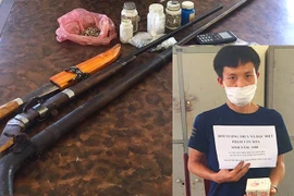 Băng rừng tóm gọn kẻ buôn ma túy, thủ nhiều súng đạn