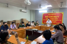 Ghi nhận bên trong Sở chỉ huy phòng chống dịch vùng phong tỏa quận Đống Đa 